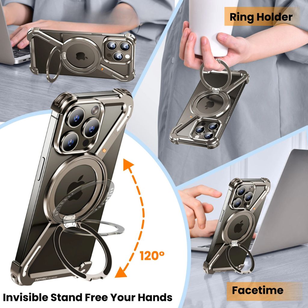 Z Shape Metal Case For Apple IPhone and Samsung